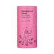 Deodorante stick senza bicarbonato di sodio al geranio rosa da Meow Meow Tweet