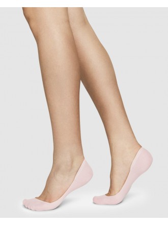 2 confezioni di calzini Ida No Show in rosa nudo - Swedish Stockings