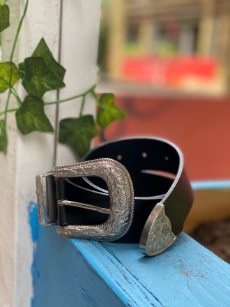 Cintura Emmylou in nero/argento - Novacas