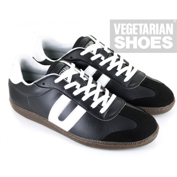 Sneaker Cheatah in nero - Vegetarian Shoes